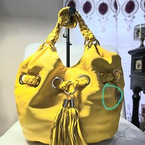 MICHAEL Michael Kors Yellow Shoulder Bag